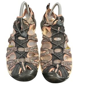 KEEN Women's Whisper Sandals Pink Gray Water Hiking Trail Walking Shoes US 8.5